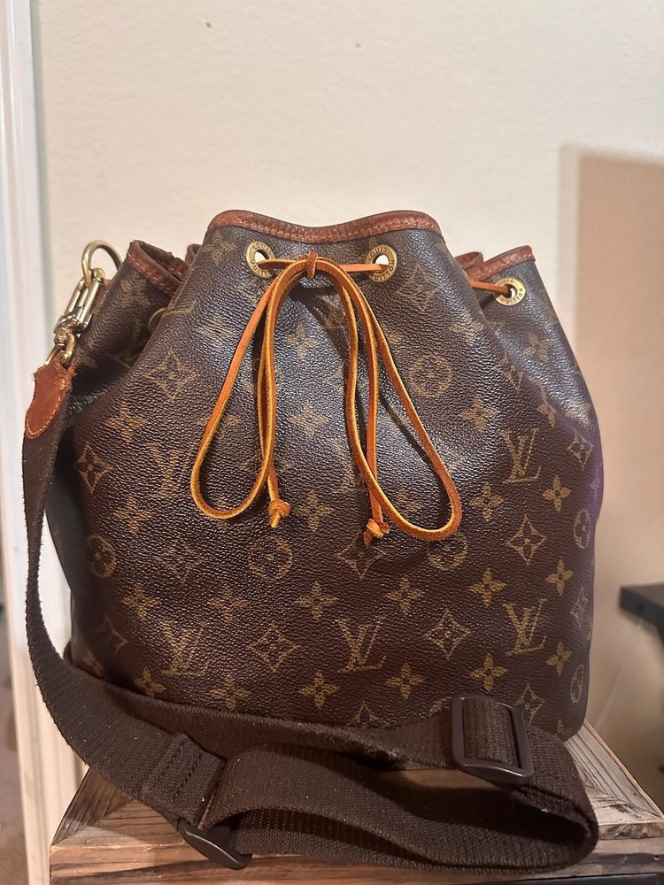 Leather Drawstring Replacement Strap Good For Drawstring Bucket Large/Petite Noe