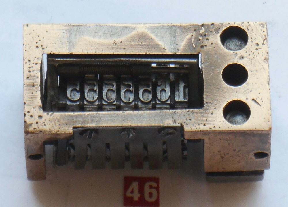 Letterpress Numbering machine | (Roberts #28) | 46