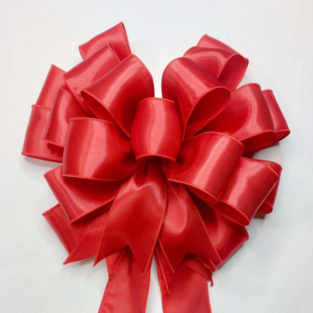 Red Satin Bow