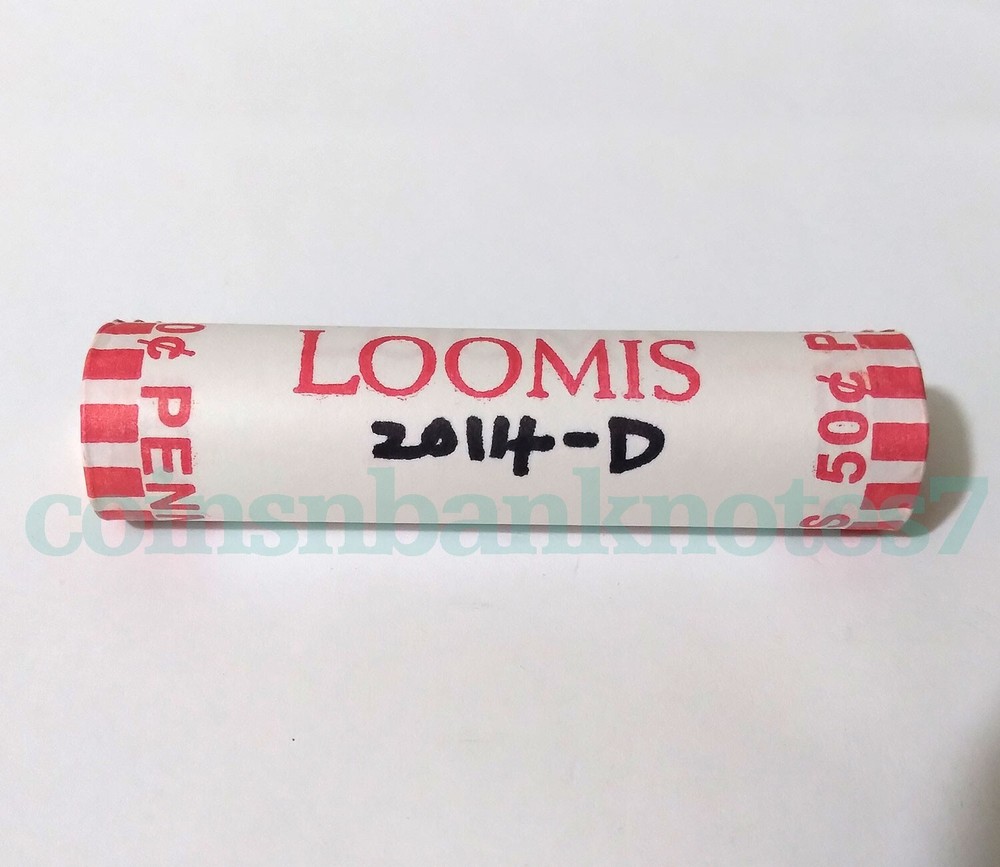 2014-D Lincoln Cent BU Original Bank Roll