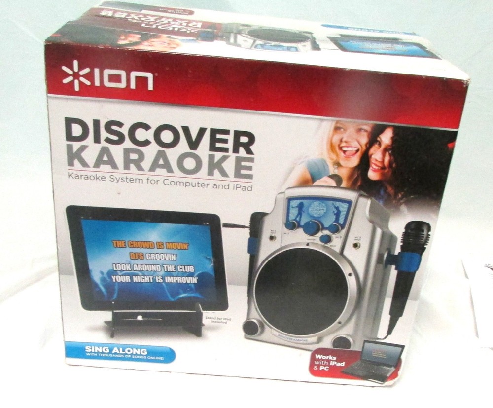 ION Karaoke System For Computer And iPad, NIB
