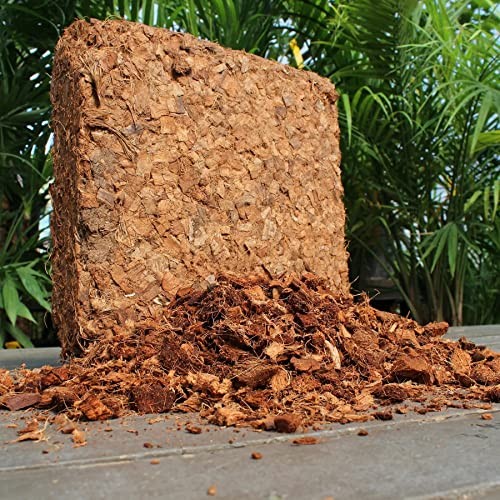 Organic Coco Chips for Plants (10lbs) - Coco Coir Chips - Coco Chips (10lbs)
