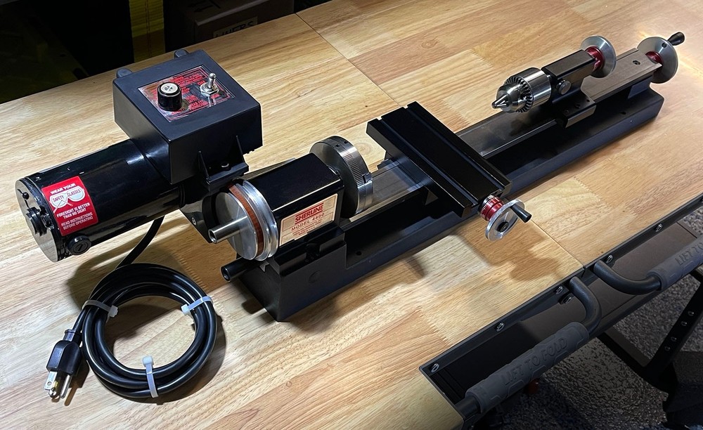 SHERLINE 4400A 3.5" X 17" Lathe with "A" Package plus Extras Hardly Used NICE!