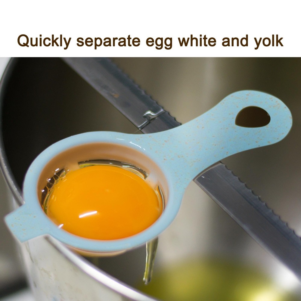 Egg Separator 6 Pcs Plastic Egg Yolk Separator Kitchen Cooking Baking Tool