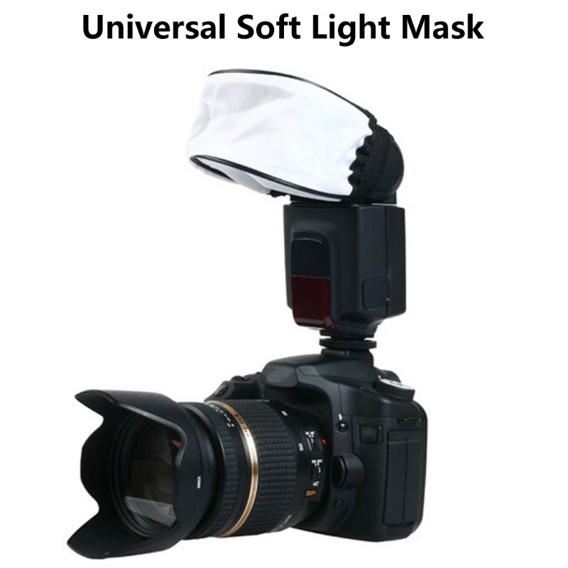 Camera Flashes Bounce Diffuser Caps, Softbox Light Modifiers for Speedlight