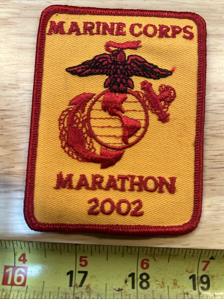 Marine Corps Marathon 2002 Patch USMC Eagle