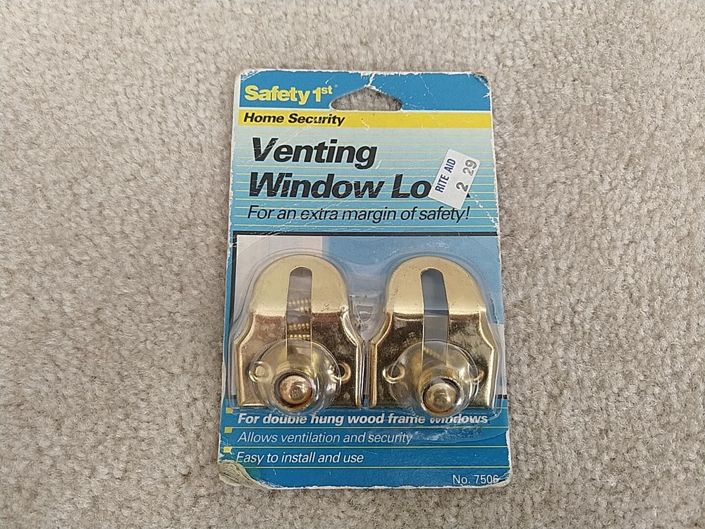 Brass Window Vent Locks No 7506