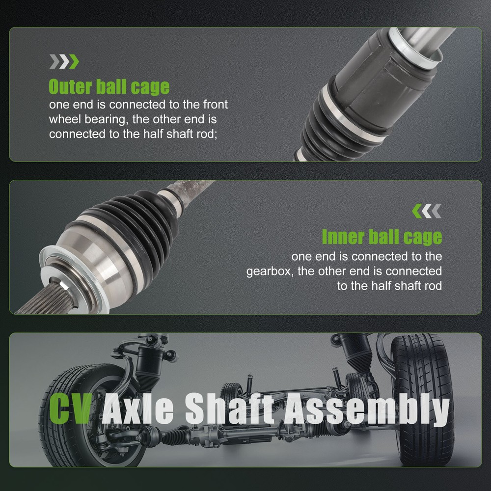 2x Front CV Axle For 2012-2017 Chevrolet Sonic 1.8L
