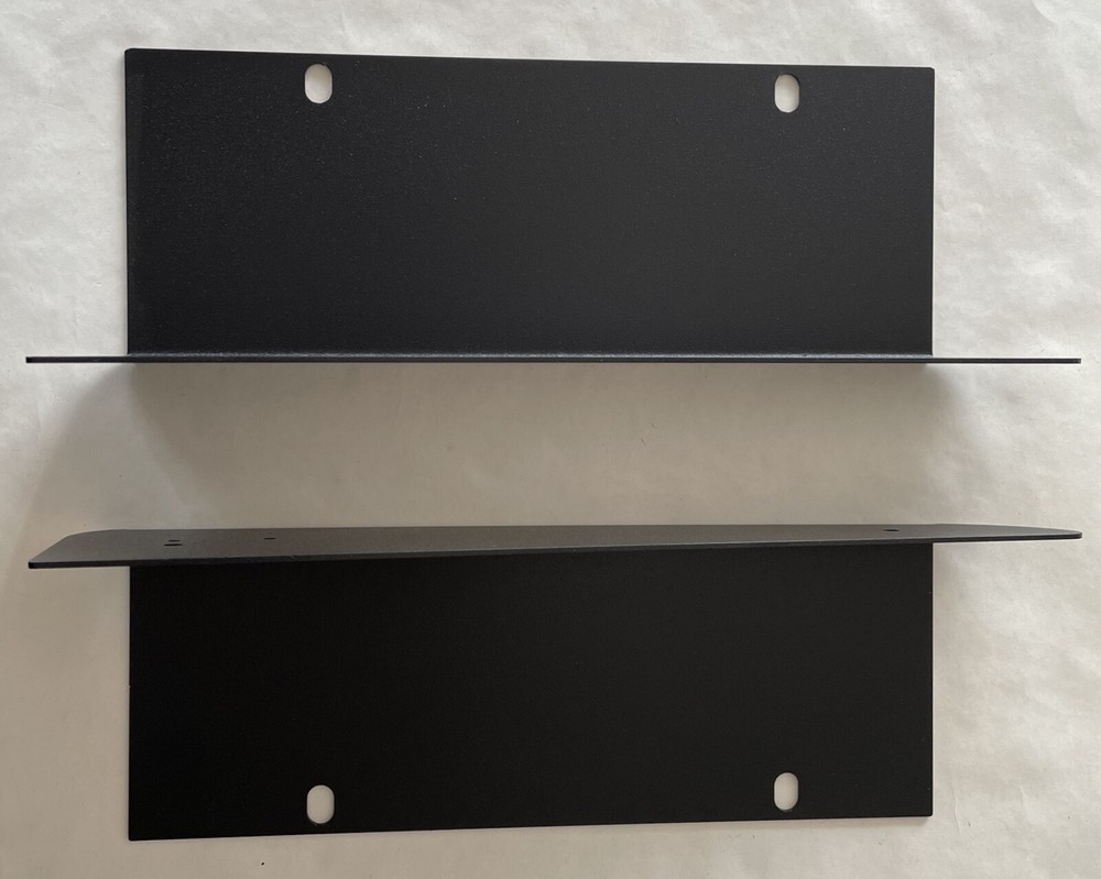 Rack Ears for Behringer BCF 2000, BCR 2000, BCD 2000 custom made BLACK metalic