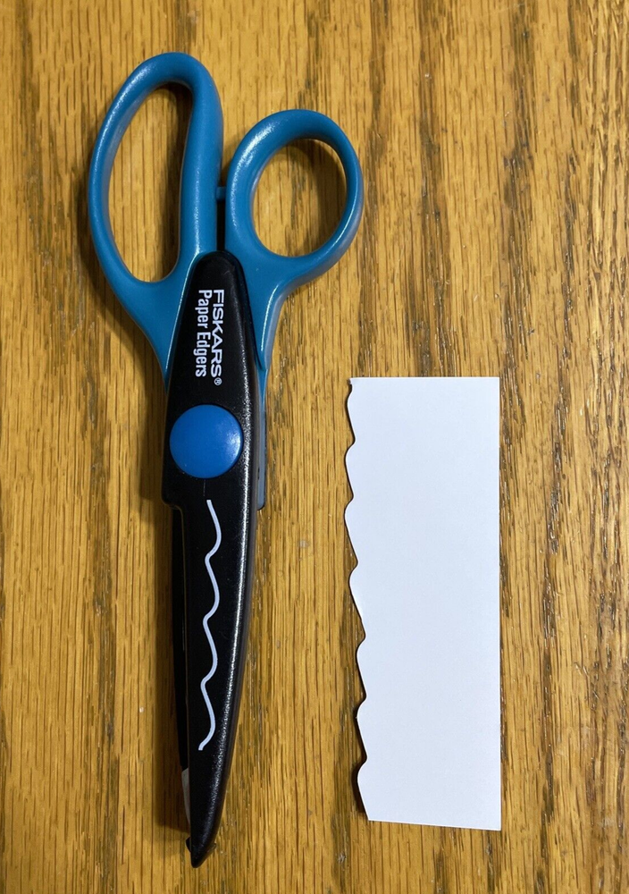 Fiskars Paper Edgers Scissors Crafts Scrapbooking Pair