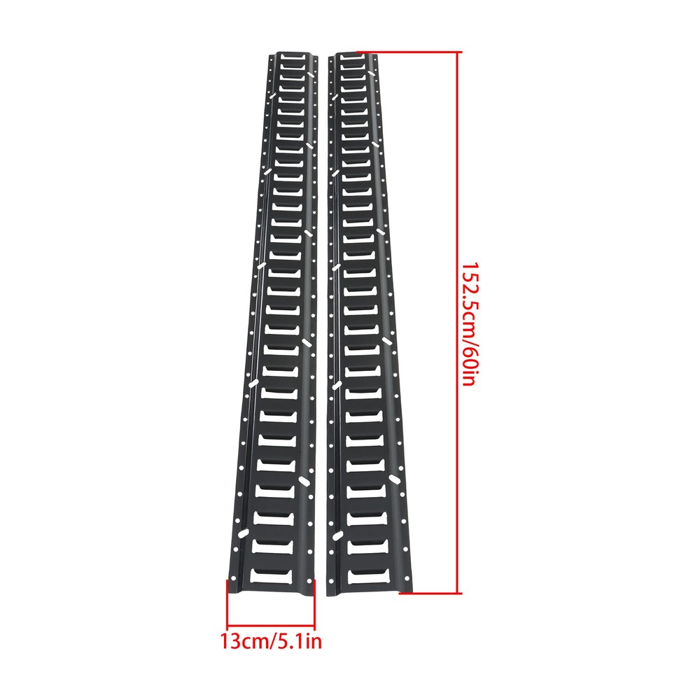 LABLT 30PCS 5' E Track Tie Down Rail System Heavy Loads Horizontal For Trucks
