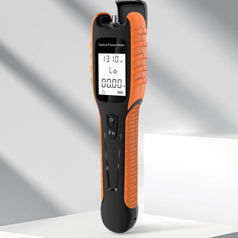 Mini Optic Fiber Cable Tester ‑50-+26dBm Handheld Optical Power Meter Support SC