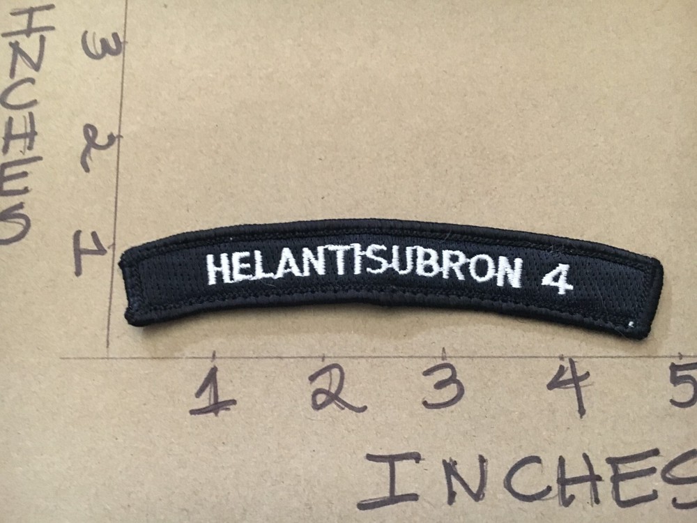 US NAVY SHOULDER STRIP TAB rocker Patch Helantisubron 4