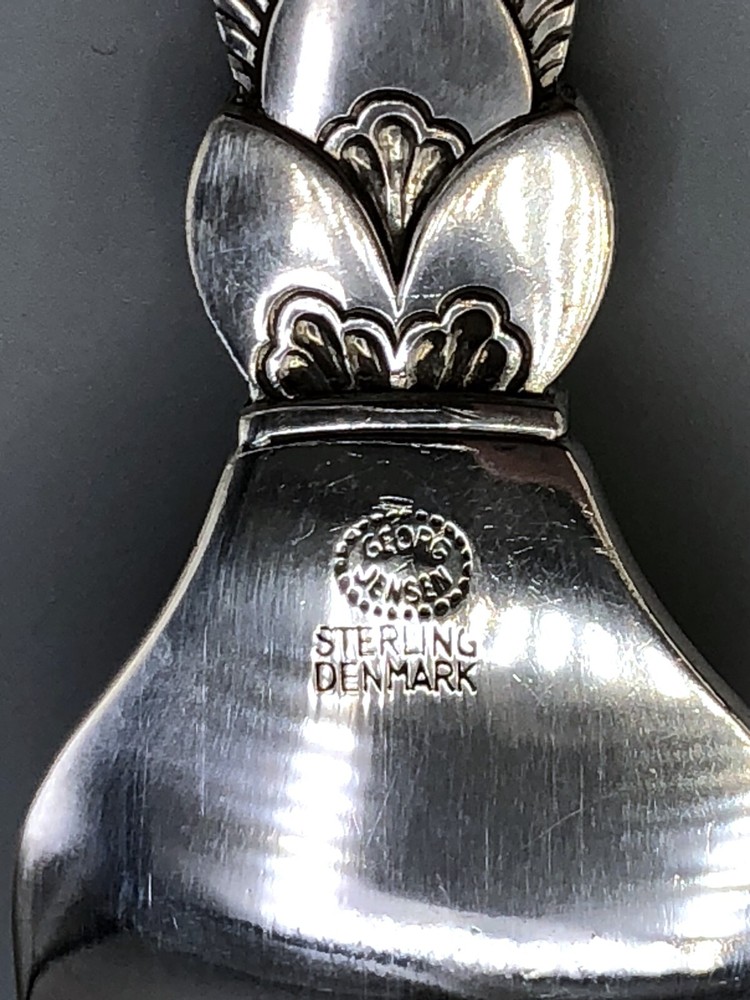 Cactus by George Jensen Sterling Silver place Fork 7.25"