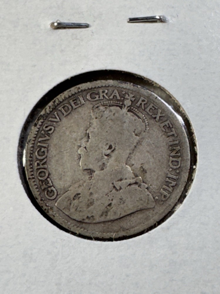 1918 Canada 10 Cents Silver Coin