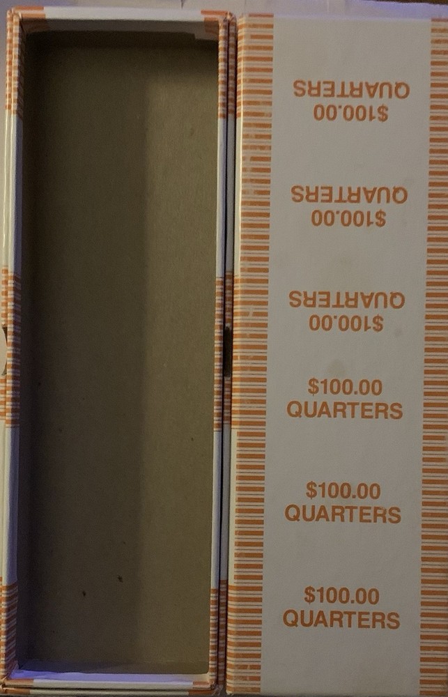 2-Sturdy Cardboard Coin Storage Boxes