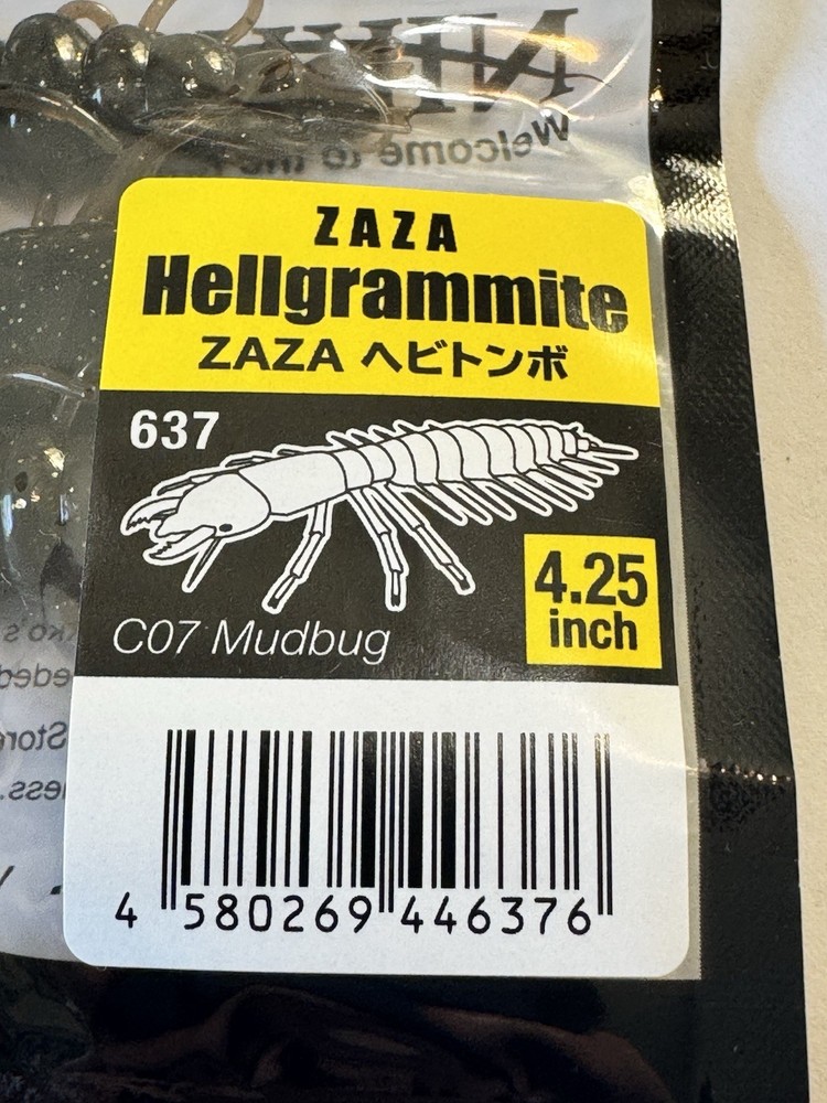 Nikko Hellgrammite Creature Bait 4.25” Mud Bug