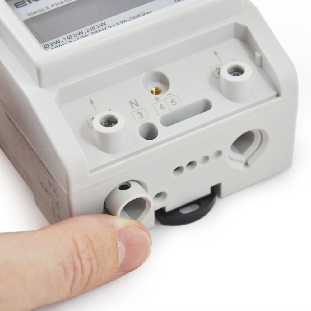 Electrical kWh Meter 120/240V 100A Digital LCD Display #4