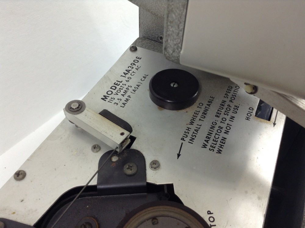 DuKane Micromatic Classroom Projector/Turntable w/ Case Model 14A390E