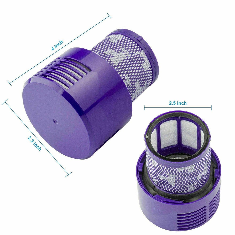 2 Psck V10 Replacement Filter for Dyson SV12 Cyclone Animal Absolute Total Clean