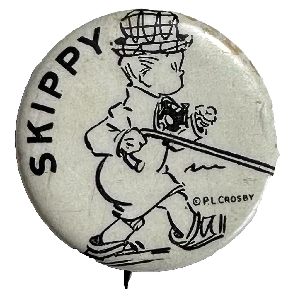 1930s SKIPPY Percy Crosby 7/8" Celluloid Pinback