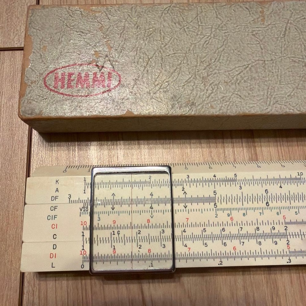 HEMMI calculator slide ruler model 2662 #0df065