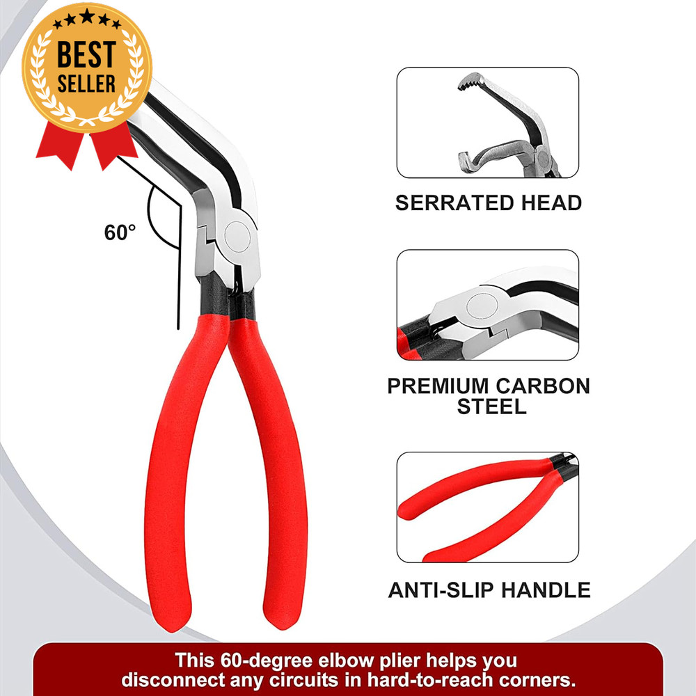 4pcs Electrical Disconnect Pliers Set Plug Connector Separator Tool for Auto