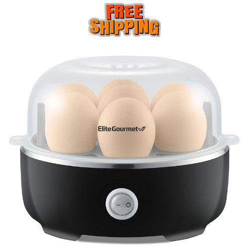 EGC115B Easy Egg Cooker Electric 7-Egg Capacity, Soft, Medium, Hard-Boiled Egg