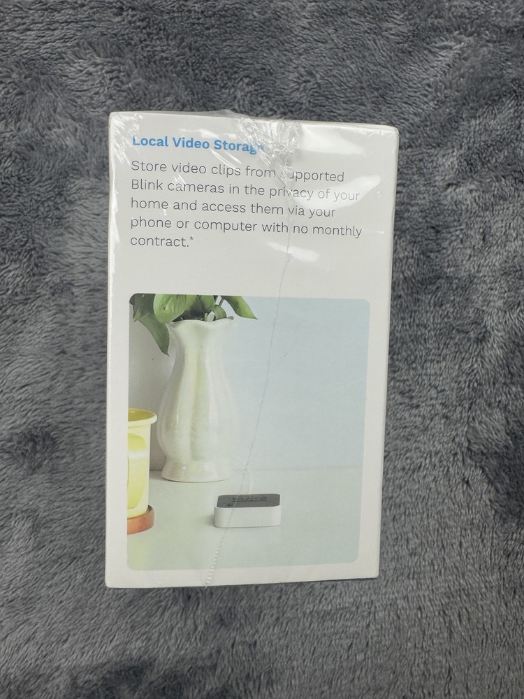 Blink Mini Indoor Security Camera 2 Pack + Sync Module 2 Alexa Two-Way Audio New
