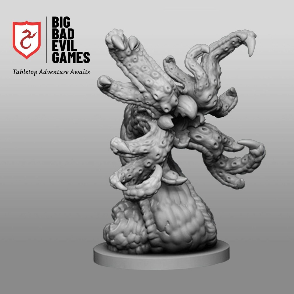 Grick Miniature | 3D Printed Tabletop Mini for D&D and RPGs