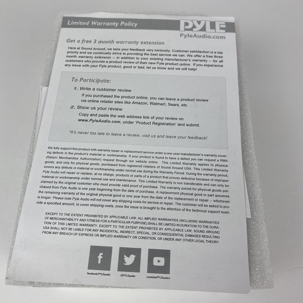 Pyle Mini Video Projector PRJG45 - New Open Box