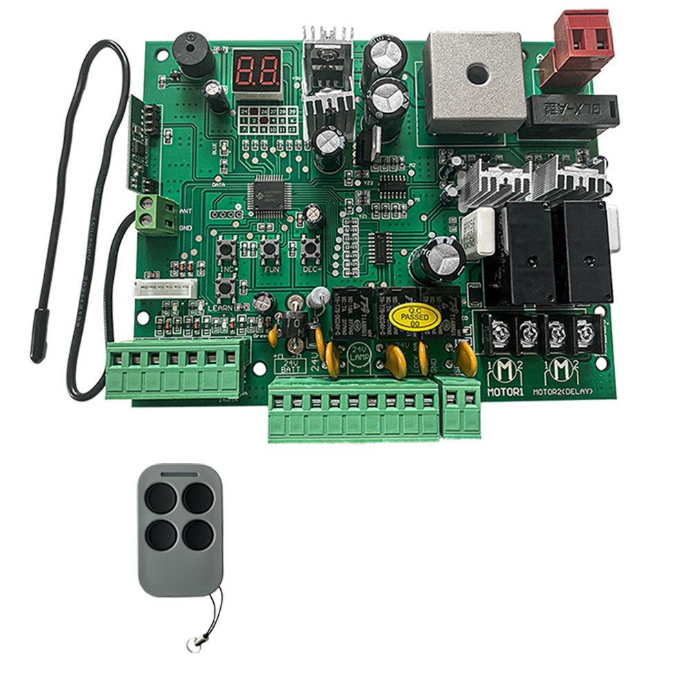gate motor accessories sliding gate motor AC 24V control board With remote