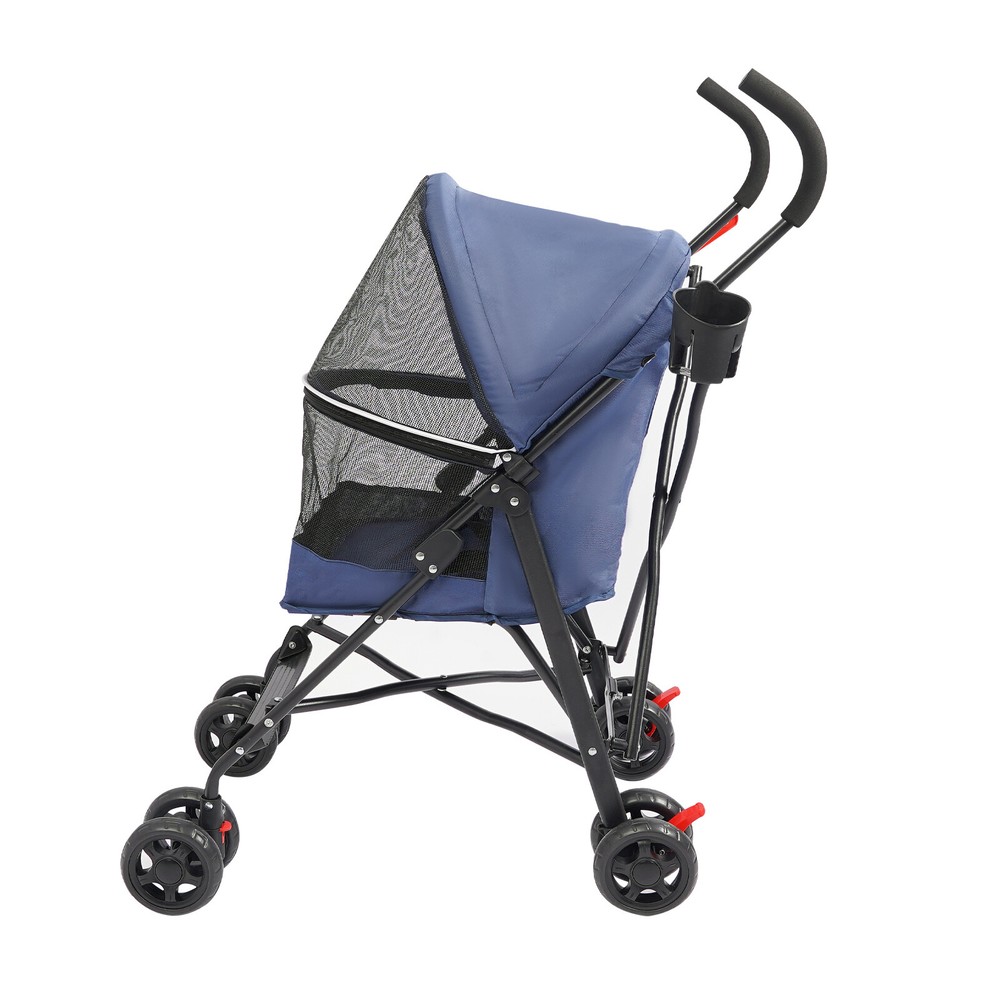 Foldable Lightweight Durable Pet Stroller For Small To Medium Pets Dogs And Cats