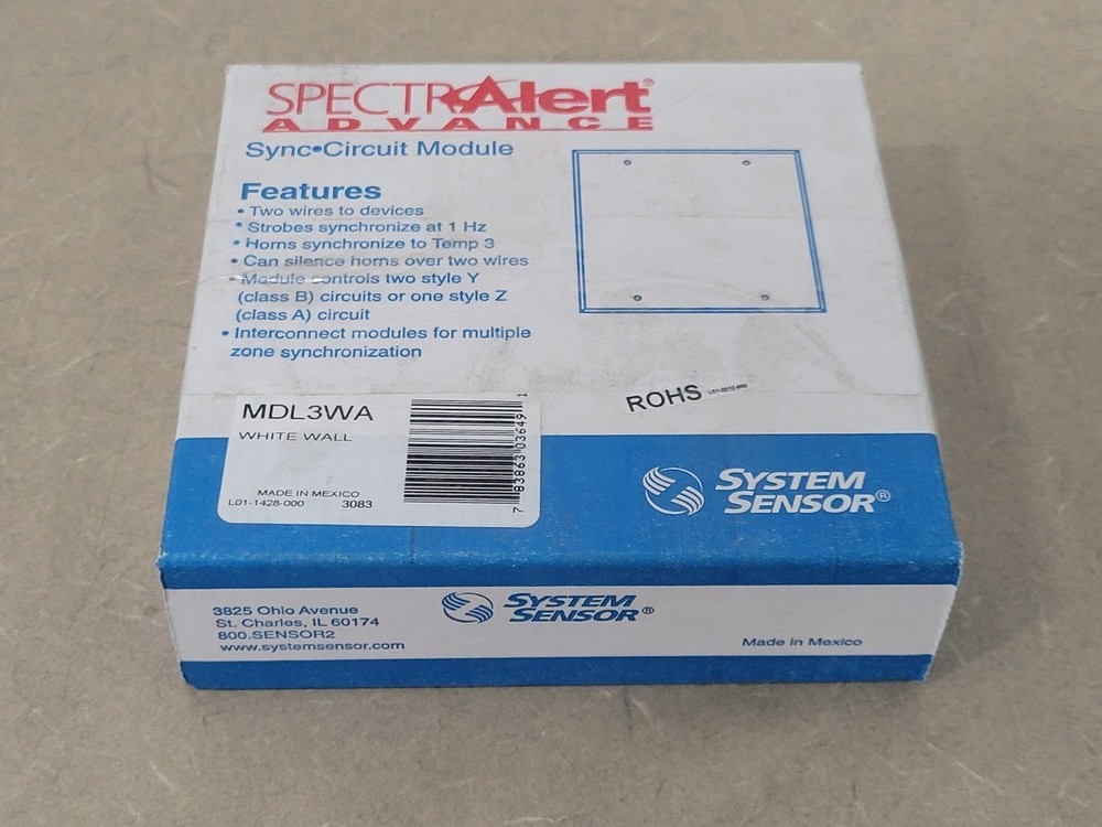 SURPLUS NEW System Sensor MDL3WA Sync Circuit Module – Safety