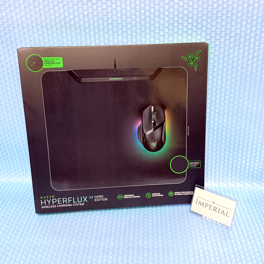 Razer HyperFlux V2 Hard Edition Gaming Mouse Pad Wireless Charging