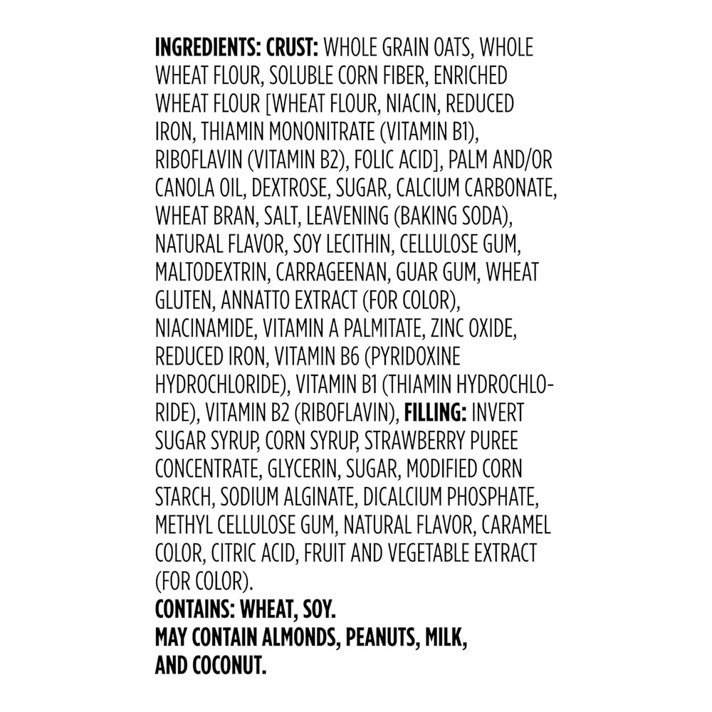 , Fruit & Grain Cereal Bars, Strawberry, 10.4 Oz, 8 Ct
