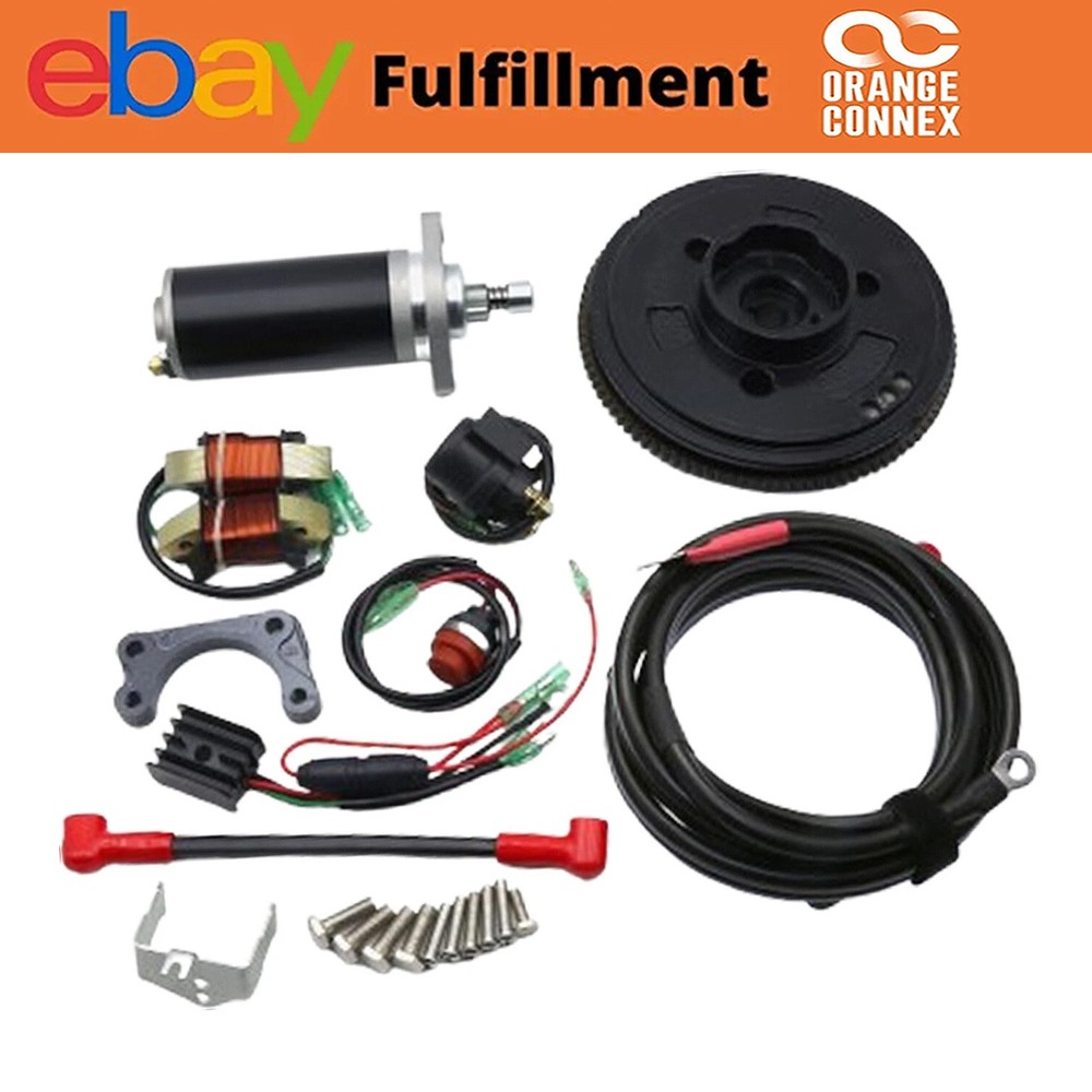 1set Electrical start conversion kit For Mercory 4 Stroke 9.9HP Outboard Motor