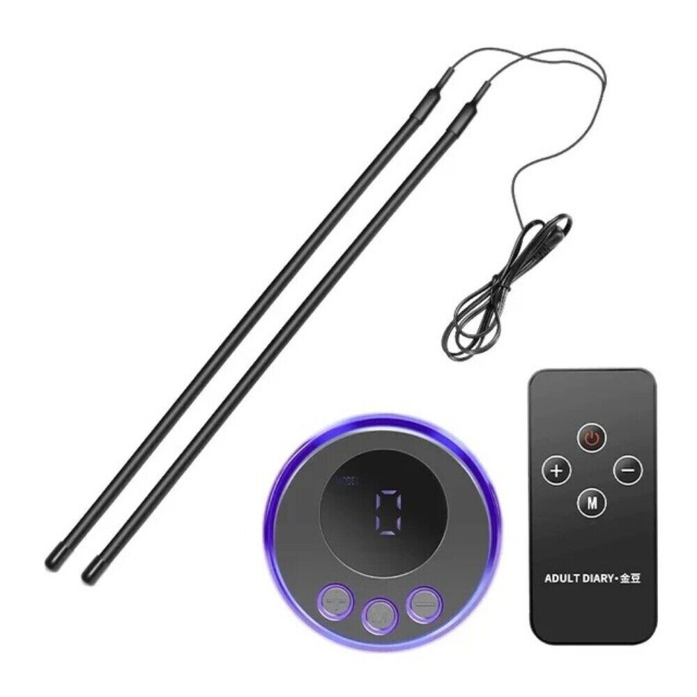 Electric Penis-Stretcher Enhancer-Ball-Scrotum-Ring-Delay-Ejaculation Men Remote