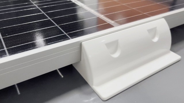 2-Pack No-Drill Solar Panel Mounting Brackets for RVs, Boats & Vans - Heavy-Duty