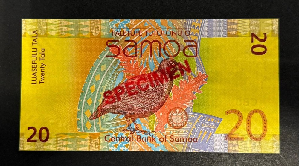 Samoa 20 Tala Specimen 2014 UNC & 185