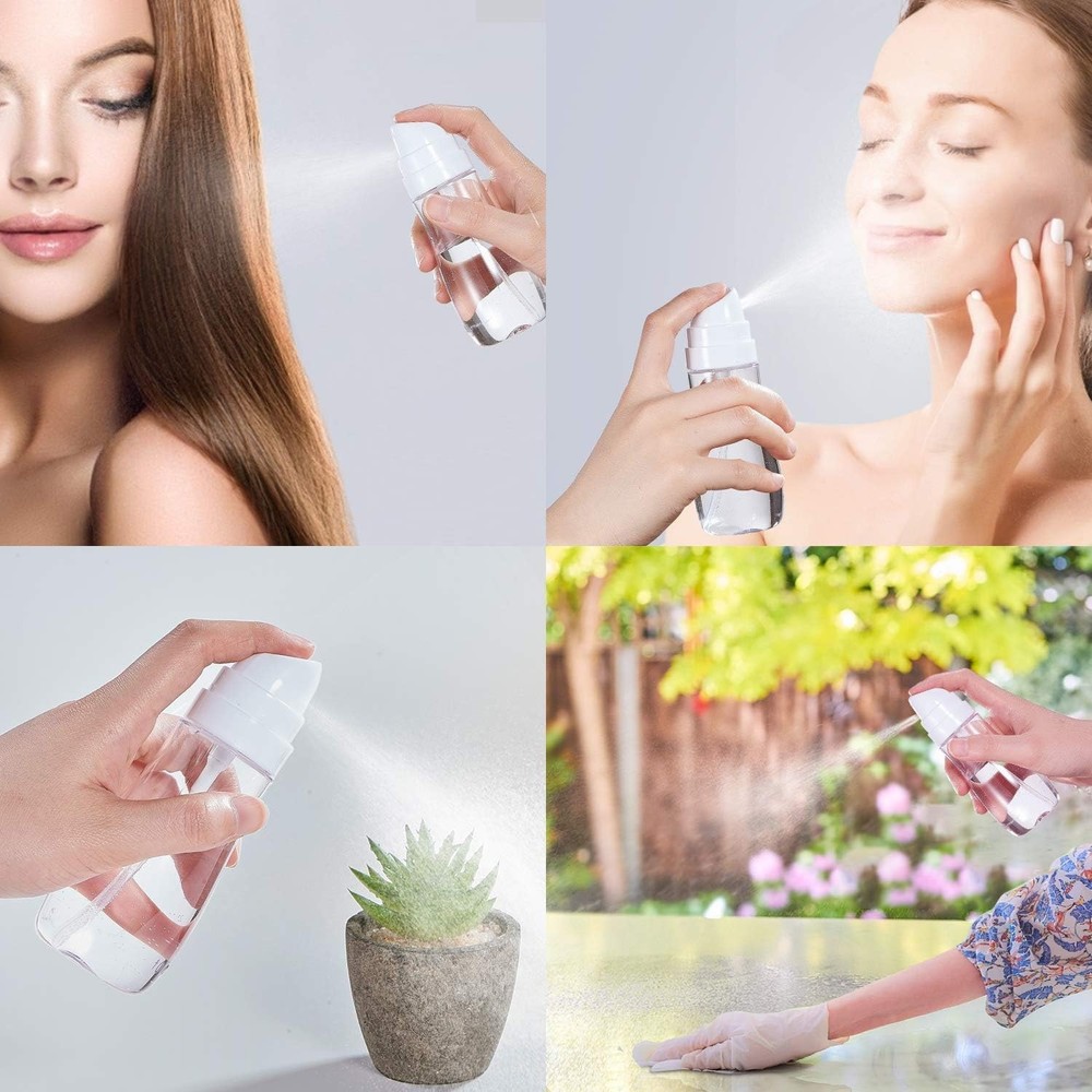 Fine Mist Refillable Spray Bottles - 2 Pack 3.4oz for Perfume & Essential Oils