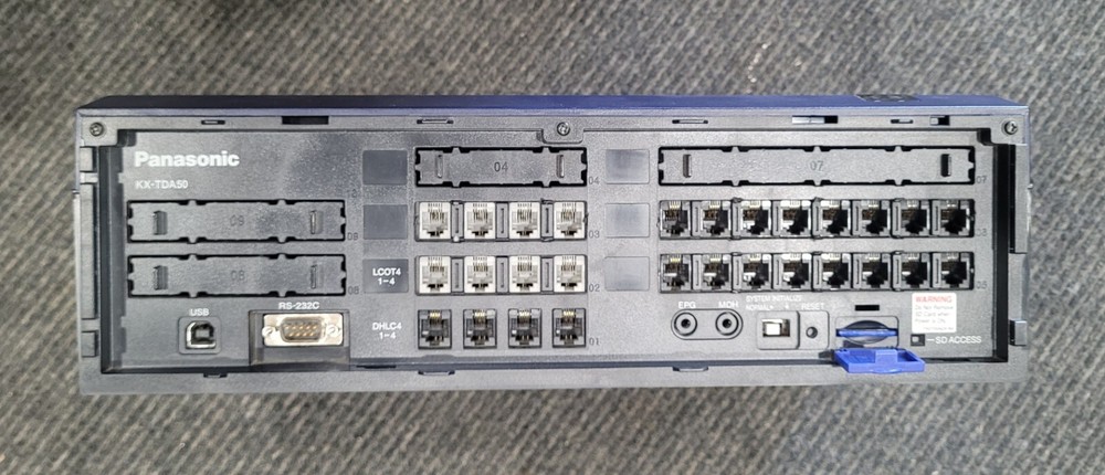 Panasonic KX-TDA50 Phone System Controller, Rack & Power Supply
