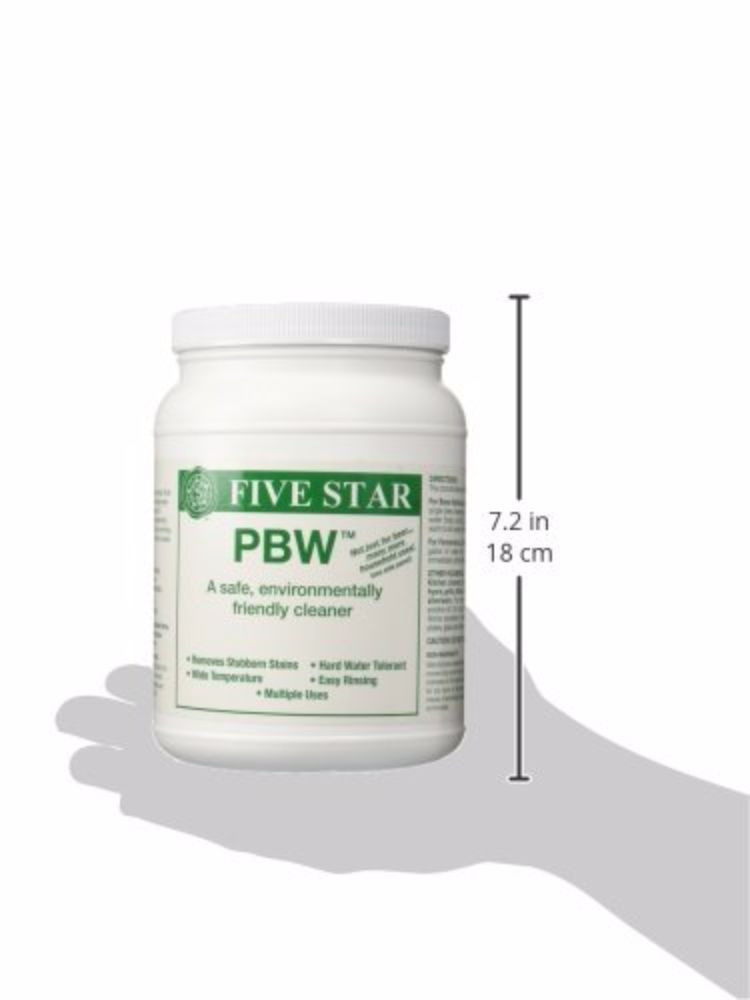 Five Star PBW Cleaner (Powdered Brewery Wash), 4-Pound Jar