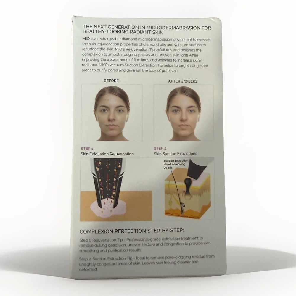 Spa Sciences Mio Microdermabrasion Pore Extraction Skin Resurfacing System NEW