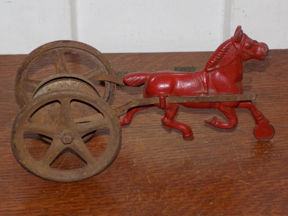 Vintage Horse and Bell Pull Toy
