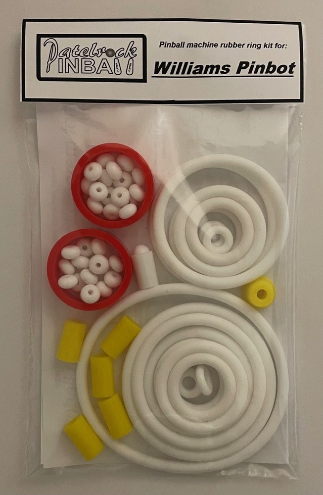 1986 Williams Pinbot / Pin Bot Pinball Machine Rubber Ring Kit