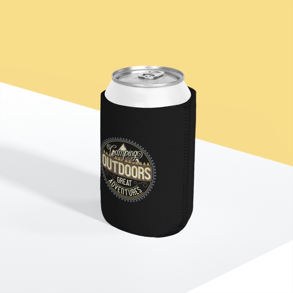 Camping Outdoors Great Adventures - Can Cooler Sleeve
