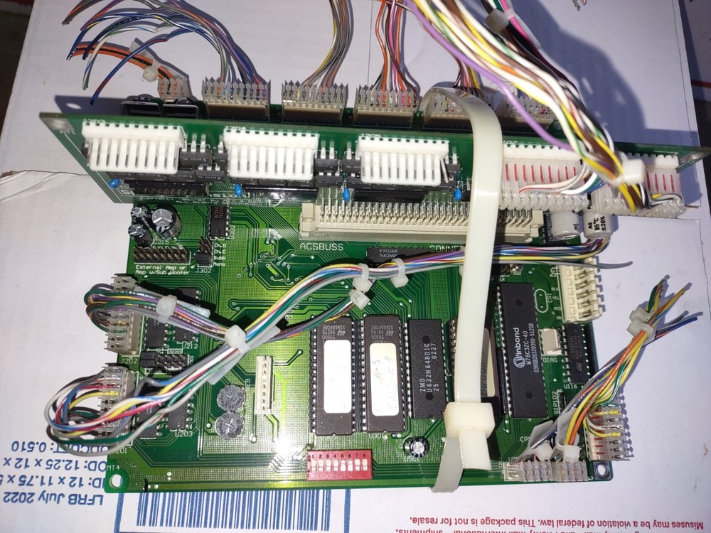 bubbas excavation arcade redemption main pcb working #200