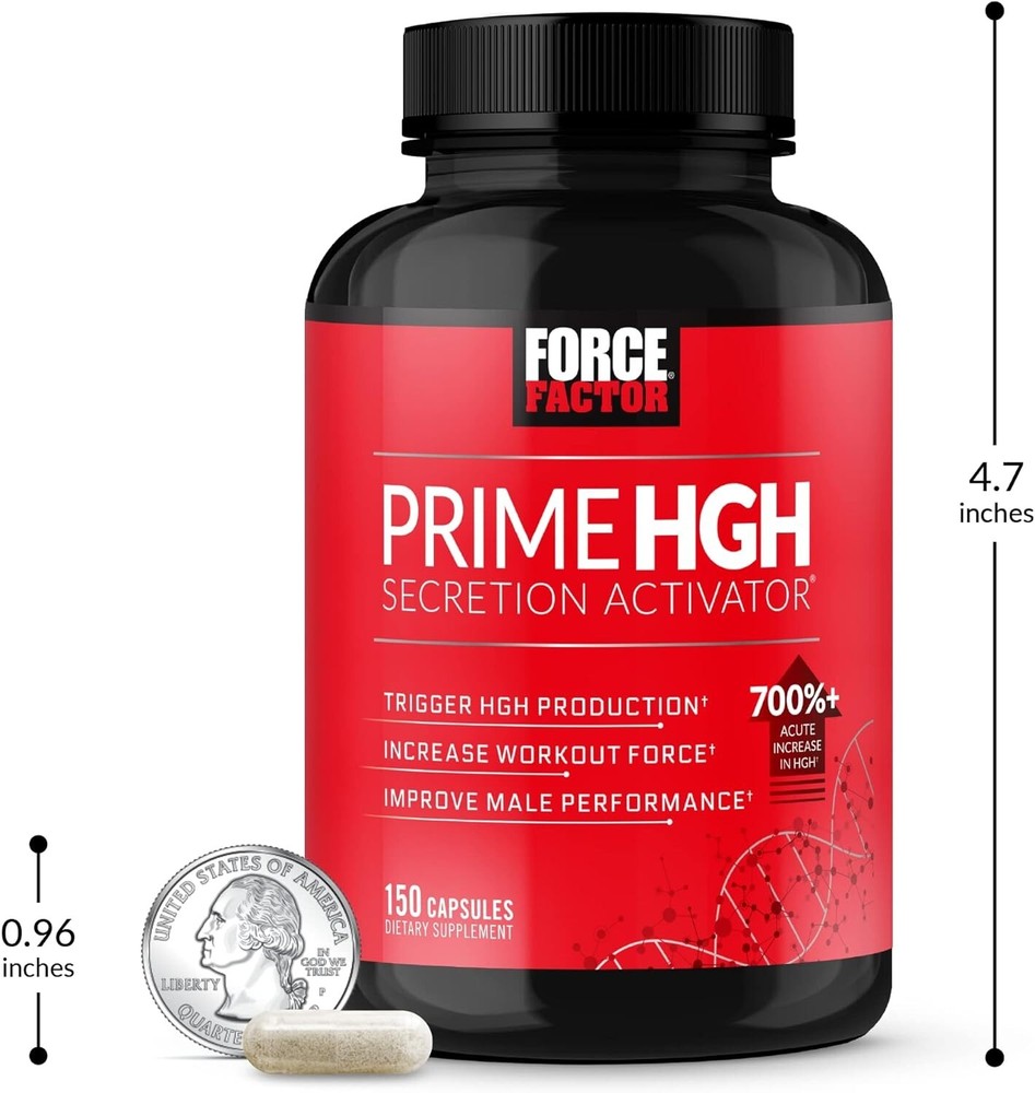 Force Factor Prime Secretion Activator, Supplement for Men 150 cap