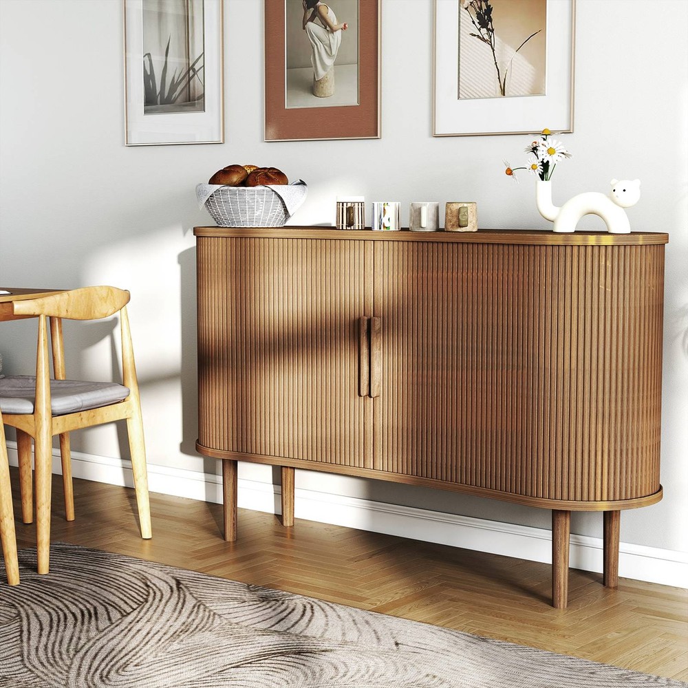 1.4M Long Modern Buffet Cabinet With Storage For Kitchen